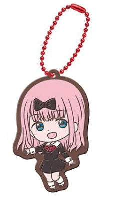 KAGUYA SAMA LOVE IS WAR SEASON 2 CHIKA HAPPY RUBBER KEYCHAIN
