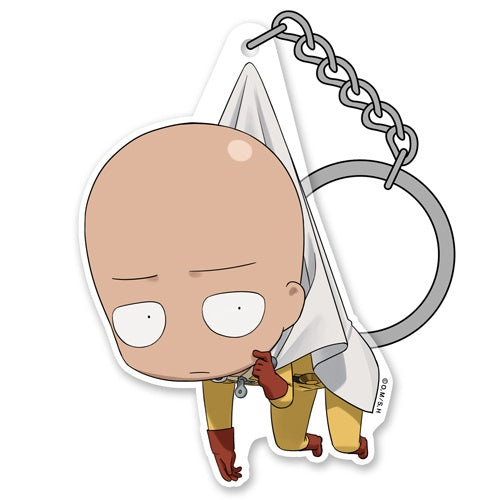 ONE PUNCH MAN TSUMAMARE SAITAMA ACRYLIC KEYCHAIN
