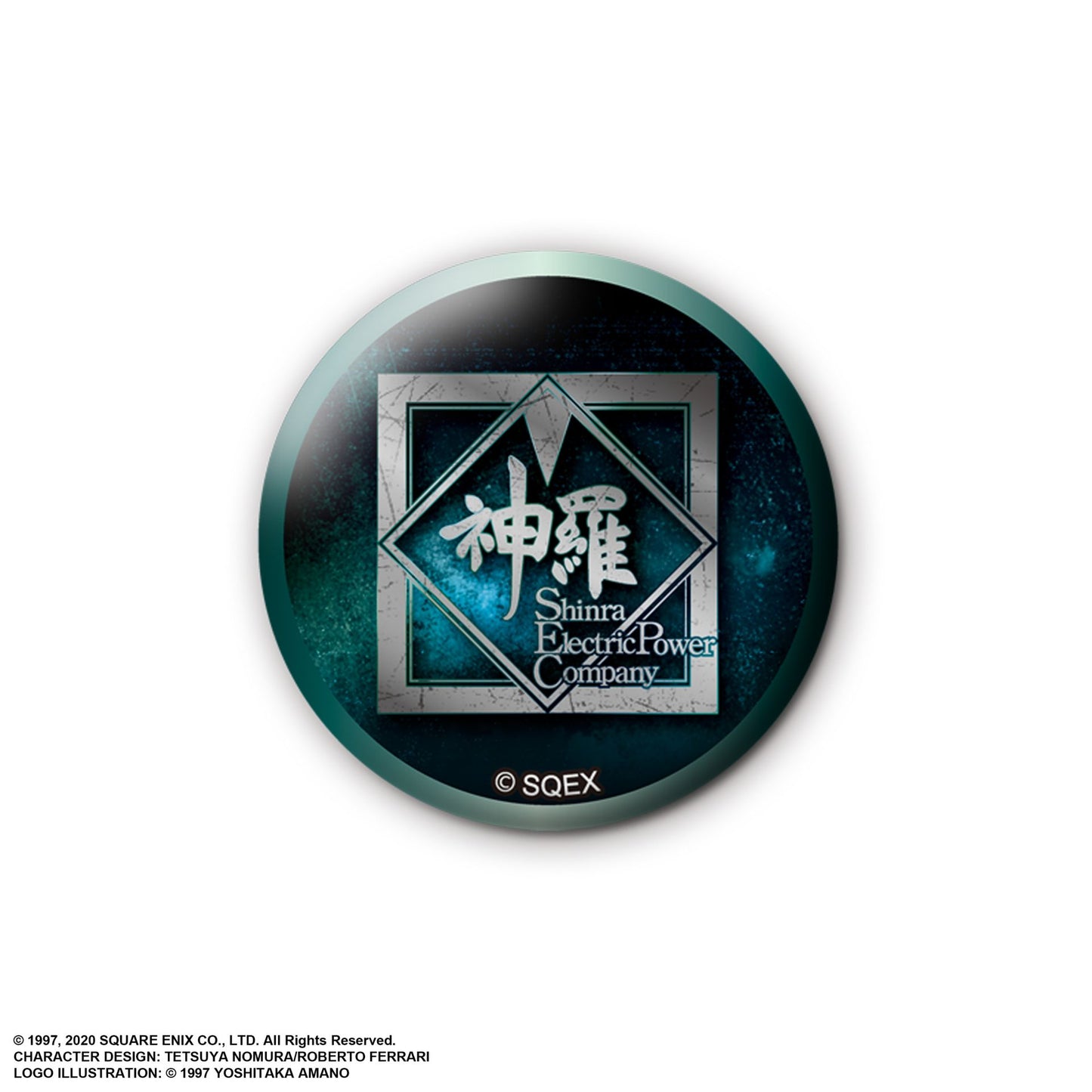 FINAL FANTASY VII TRADING CAN BADGE