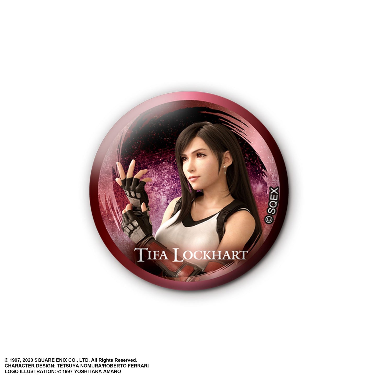 FINAL FANTASY VII TRADING CAN BADGE