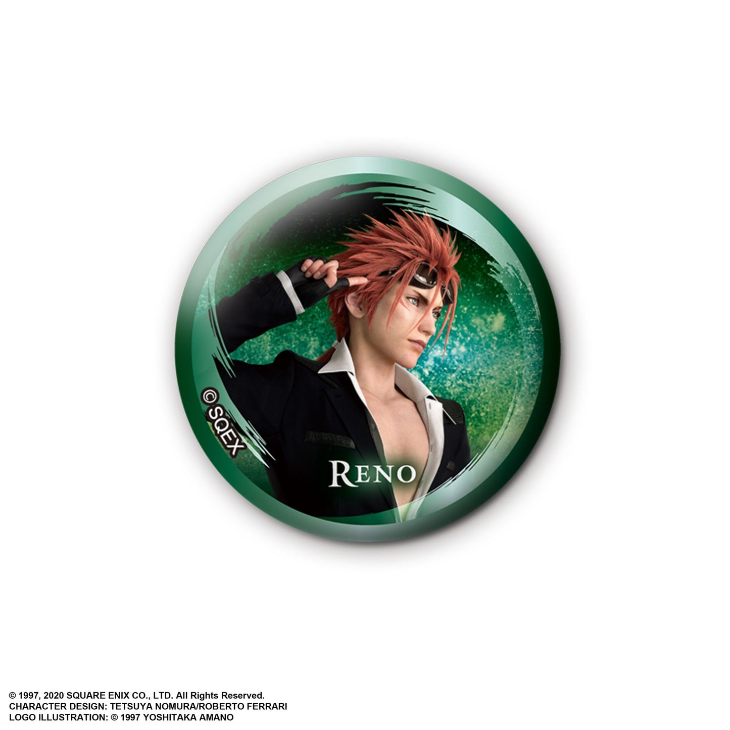 FINAL FANTASY VII TRADING CAN BADGE