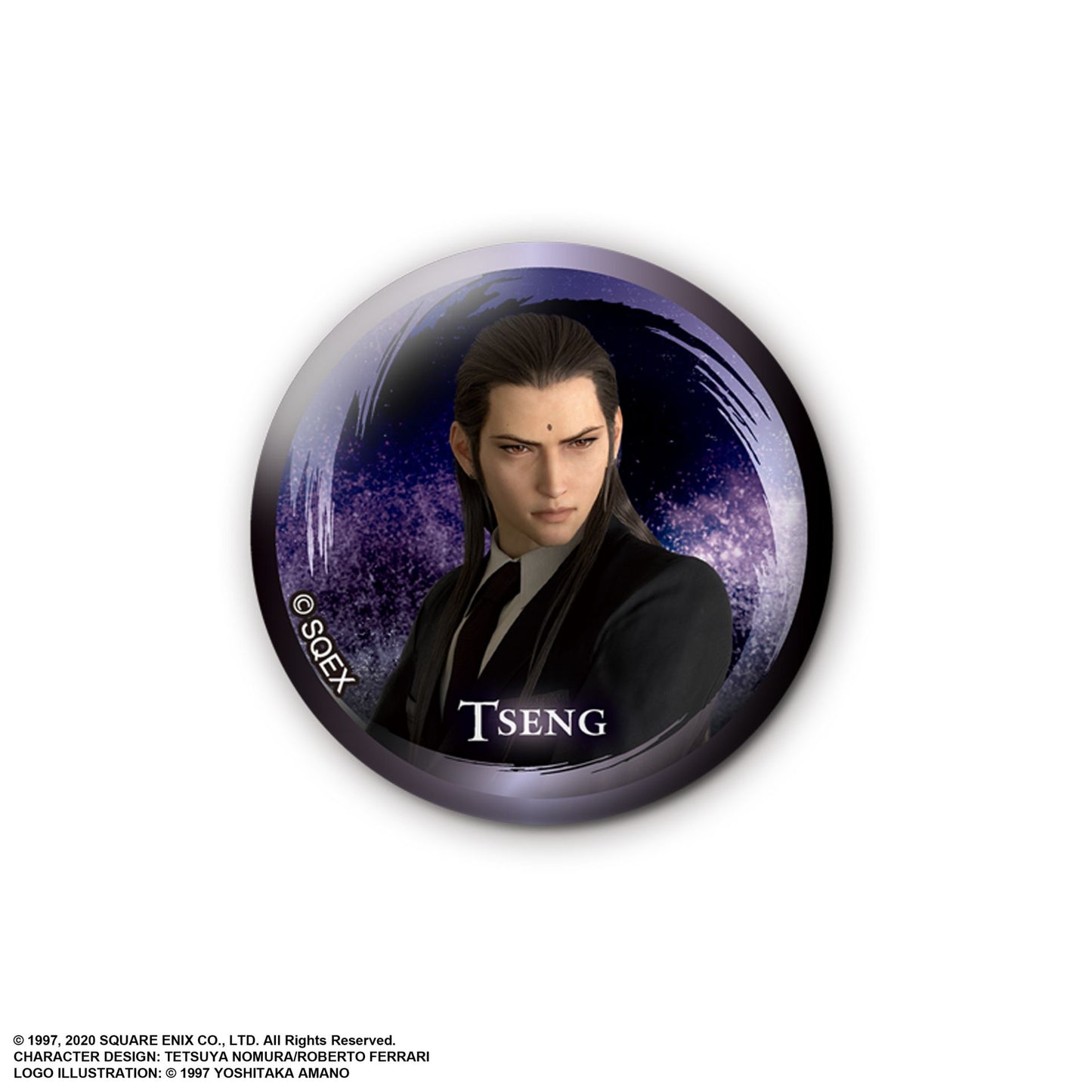 FINAL FANTASY VII TRADING CAN BADGE