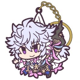 FATE/GRAND ORDER TSUMAMARE CASTER MERLIN RUBBER KEYCHAIN
