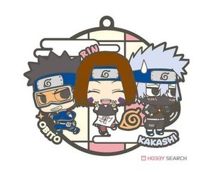 NARUTO SHIPPUDEN BUDDY COLLECTION THREE MAN CELL RUBBER TRADING STRAP
