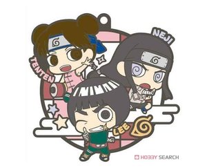 NARUTO SHIPPUDEN BUDDY COLLECTION THREE MAN CELL RUBBER TRADING STRAP