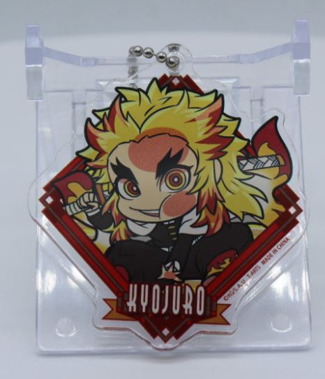 DEMON SLAYER 9 PILLARS KYOJURO RENGOKU ACRYLIC KEYCAHIN