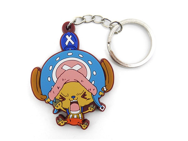 ONE PIECE TSUMAMARE YELLING TONY TONY CHOPPER RUBBER KEYCHAIN