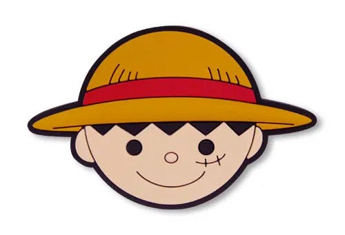 ONE PIECE LUFFY SENPAI RUBBER PIN BDGE – Anime Pop