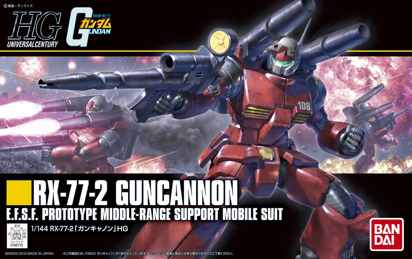 GUNDAM HGUC 190 GUNCANNON KIT-196715
