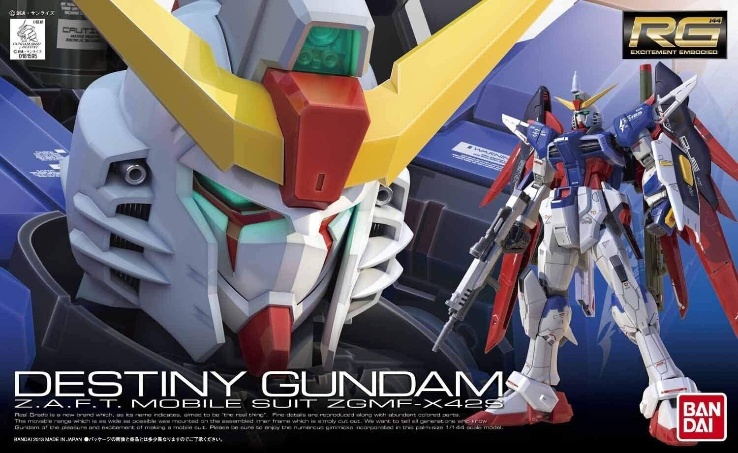 GUNDAM RG 11 DESTINY MODEL KIT – Anime Pop