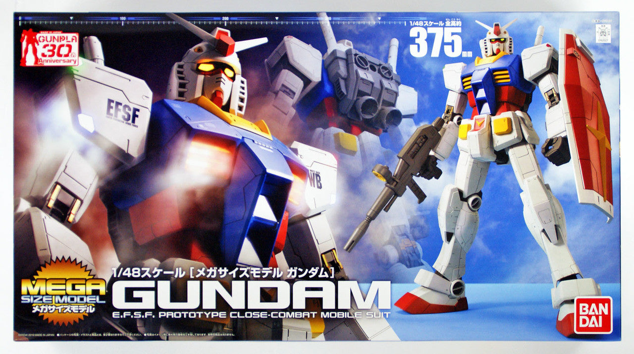 GUNDAM RX-78-02 1/48 MEGA SIZE MODEL KIT