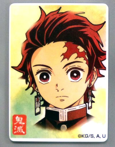 DEMON SLAYER TRADING ACRYLIC MAGNET