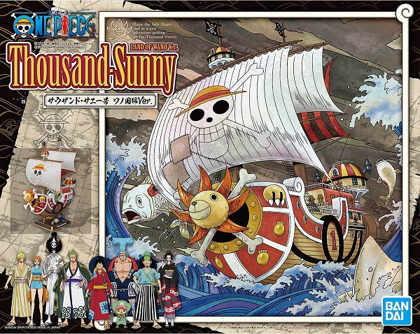 ONE PIECE GRAND SHIP COLLECTION THOUSAND SUNNY LAND OF WANO VERSION MODEL KIT