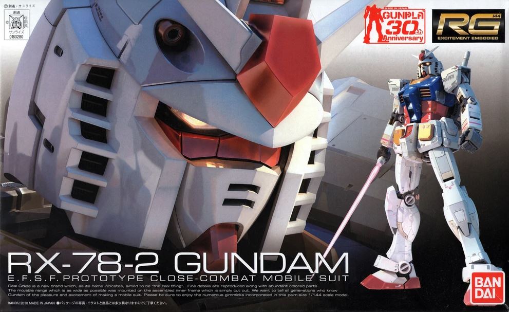 Gundam model kit - Freedom gundam RG maquette - gunpla retro - Bandai