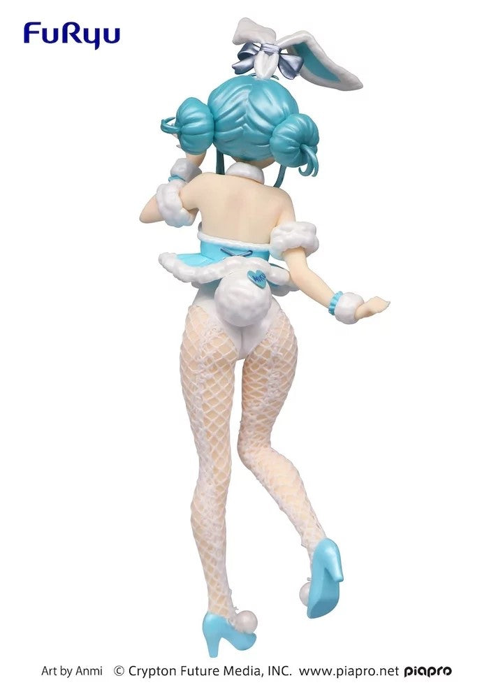 VOCALOID HATSUNE MIKU WHITE RABBIT PEARL COLOR BICUTE BUNNIES CRANE PRIZE FIGURE