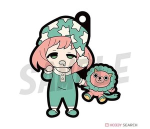 SPY X FAMILY RUBBER TRADING KEYCHAIN