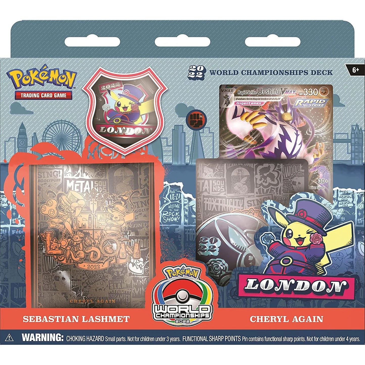 POKEMON TRADING CARD GAME 2022 WORLD CHAMPIONSHIP DECK SEBASTIAN LASHMET-CHERYL AGAIN