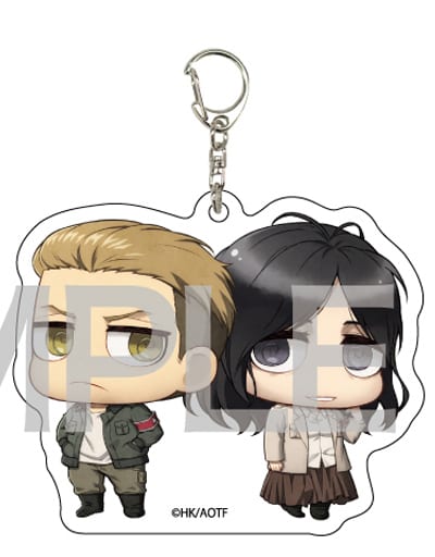 ATTACK ON TITAN CHIMI CHARA VOL 12 ACRYLIC TRADING KEYCHAIN