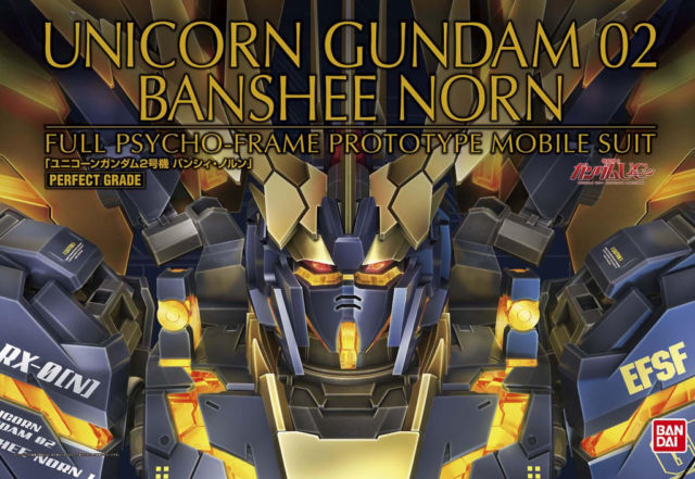 GUNDAM UNICORN - UNICORN BANSHEE GUNDAM FULL PSYCHO FRAME PG 1/60 MODEL KIT