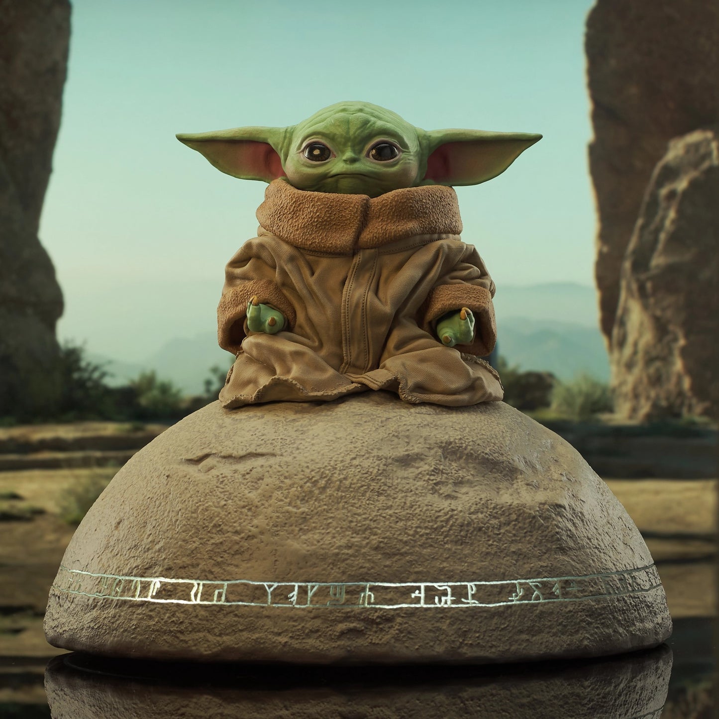 STAR WARS SEEING STONE GROGU 1/2 SCALE FIGURE