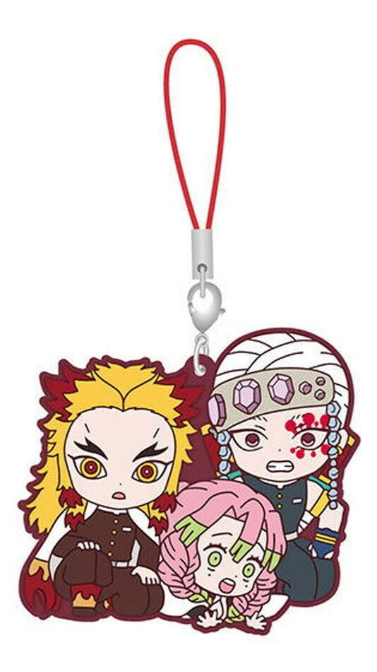 DEMON SLAYER RENGOKU MITSURI UZUI V09 RUBBER PHONE STRAP