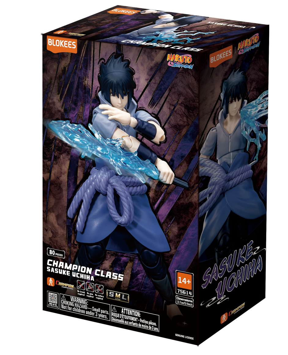 NARUTO SHIPPUDEN - BLOKEES CC04 CHAMPION CLASS SASUKE UCHIHA MODEL