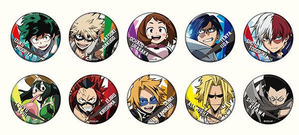 MY HERO ACADEMIA V03 TRADING CAN BADGE