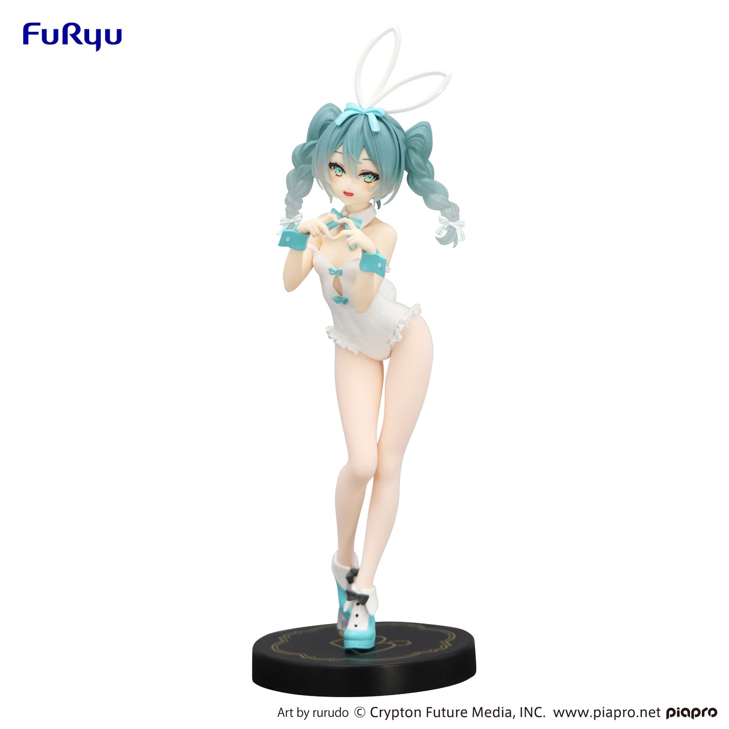VOCALOID HATSUNE MIKU BICUTE BUNNIES RURUDO WHITE COLOR VER. CRANE FIGURE