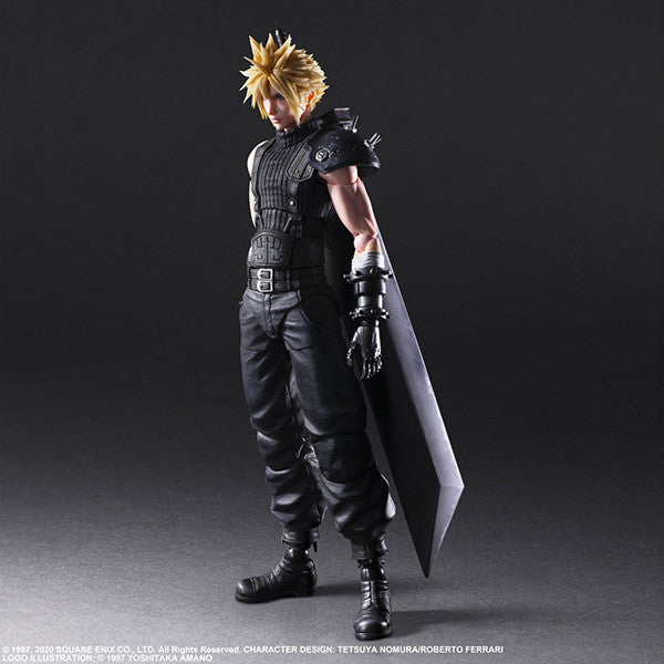 FINAL FANTASY CLOUD STRIFE & JESSIE RASBERRY PLAY ARTS KAI FIGURE