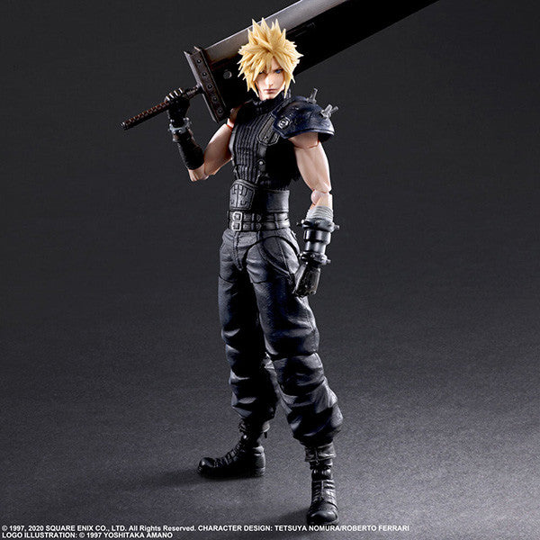 FINAL FANTASY CLOUD STRIFE & JESSIE RASBERRY PLAY ARTS KAI FIGURE
