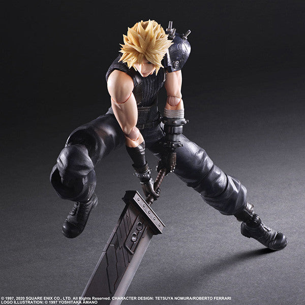 FINAL FANTASY CLOUD STRIFE & JESSIE RASBERRY PLAY ARTS KAI FIGURE