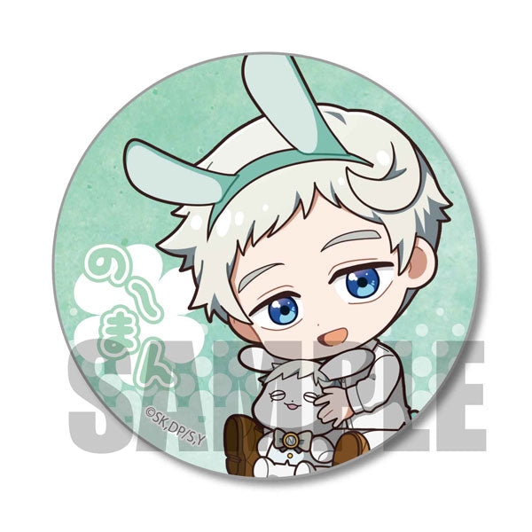 PROMISED NEVERLAND USAMIMI TRADING CAN BADGE