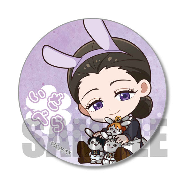 PROMISED NEVERLAND USAMIMI TRADING CAN BADGE