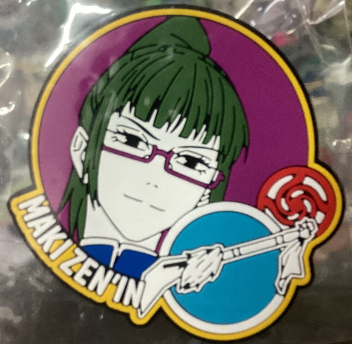 JUJUTSU KAISEN MAKI RUBBER PIN