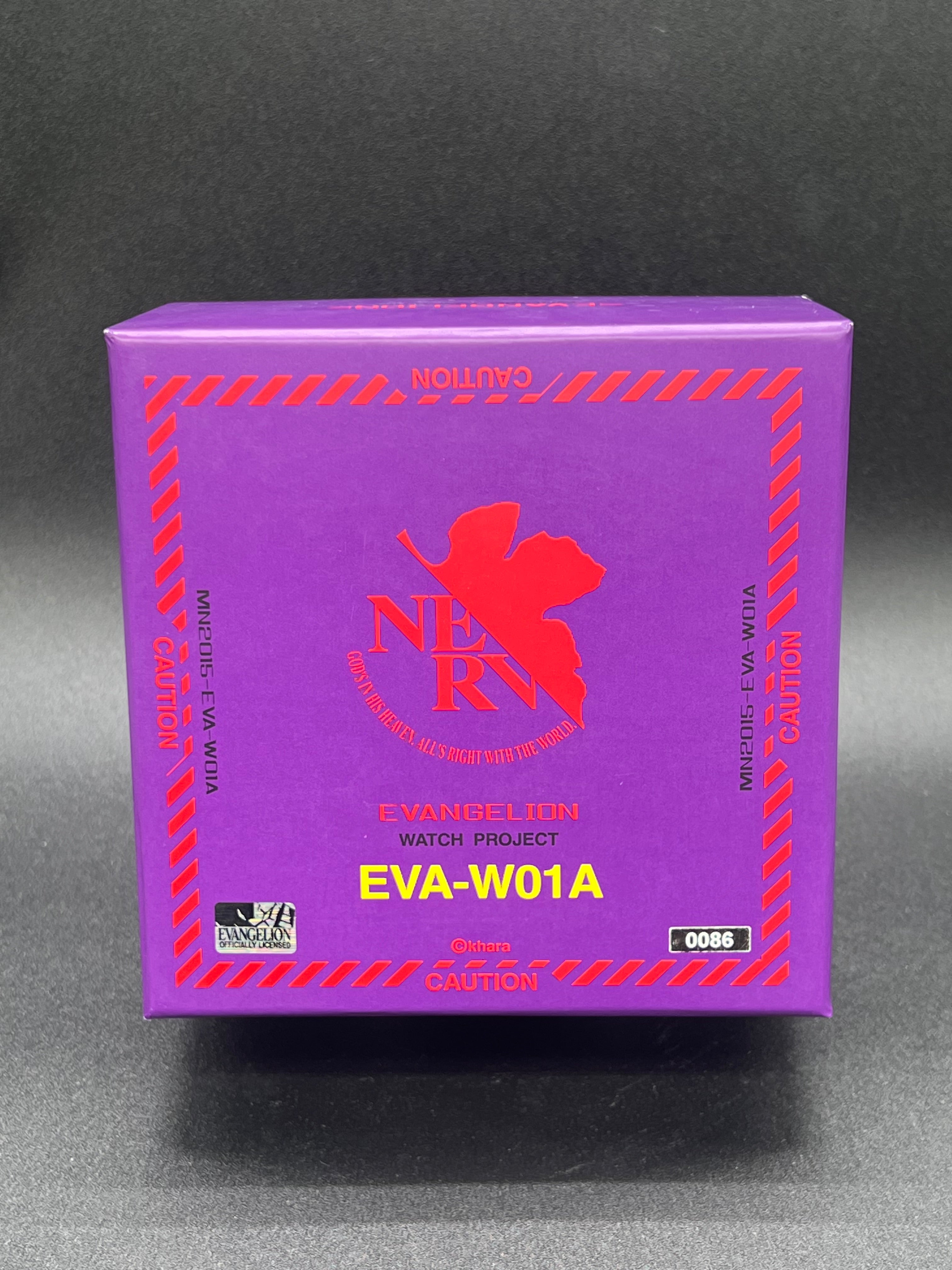 EVANGELION WATCH PROJECT ORIGINAL DESIGN EVA-W01 WRIST WATCH – Anime Pop