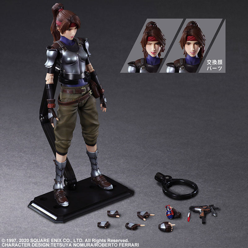 FINAL FANTASY CLOUD STRIFE & JESSIE RASBERRY PLAY ARTS KAI FIGURE