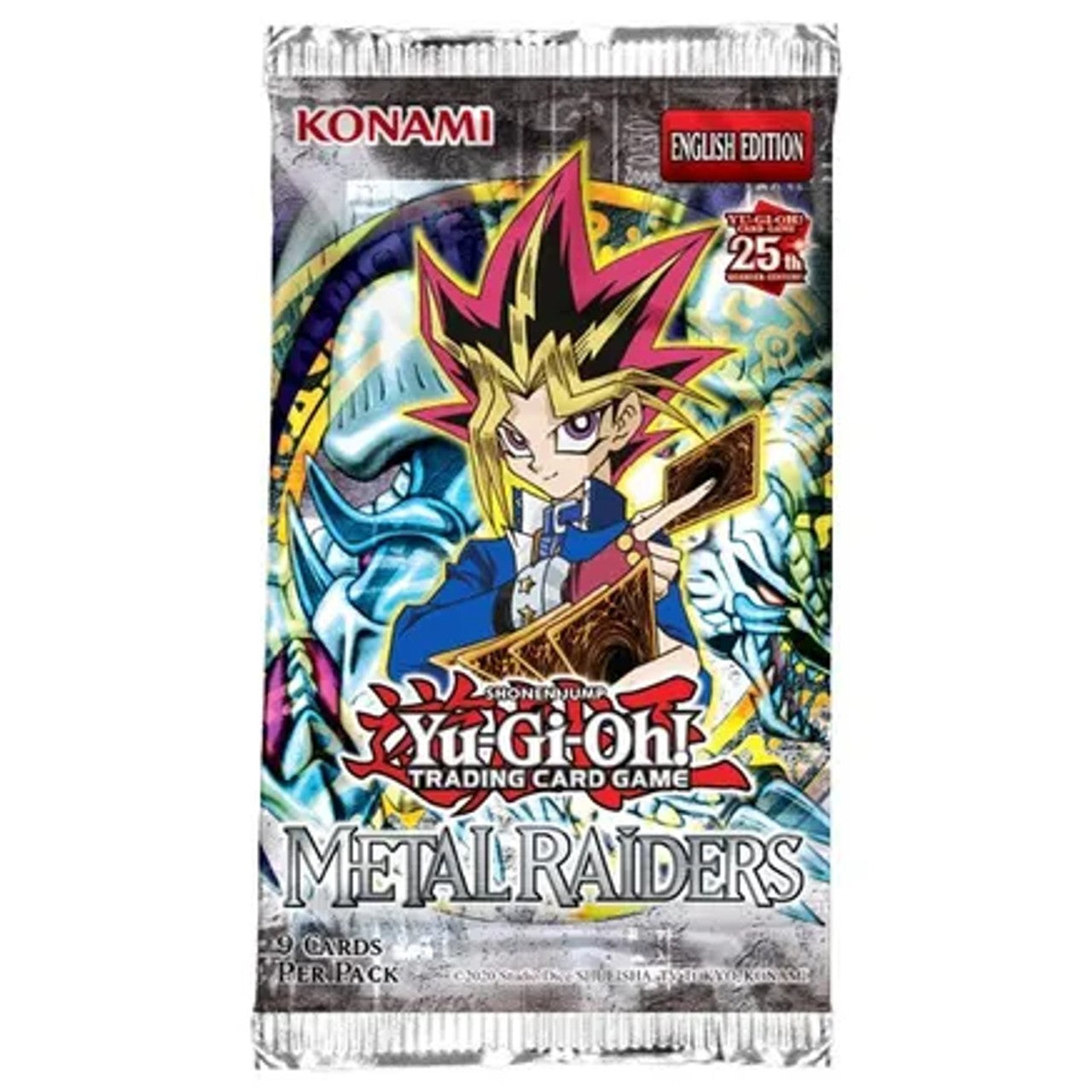 YU-GI-OH! TRADING CARD GAME 25TH ANNIVERSARY METAL RAIDERS BOOSTER PACK