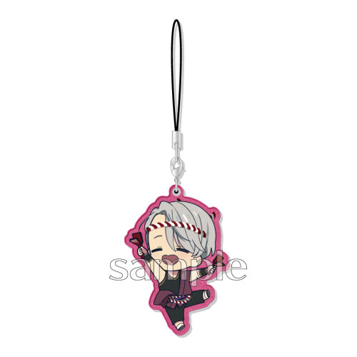 YURI ON ICE VOLUME 2 PEARL ACRYLIC PHONE STRAPS