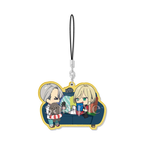 YURI ON ICE VOLUME 2 PEARL ACRYLIC PHONE STRAPS