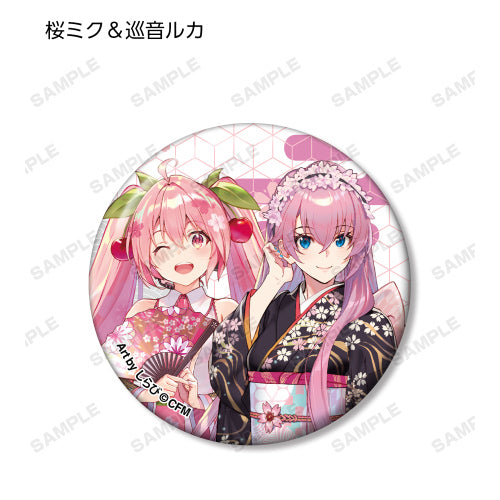 VOCALOID SAKURA MIKU TRADING CAN BADGE