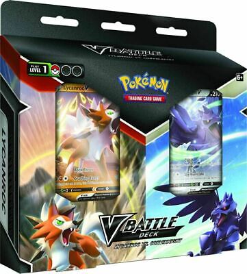 POKEMON TRADING CARD GAME V BATTLE DECK LYCANROC VS CORVIKNIGHT