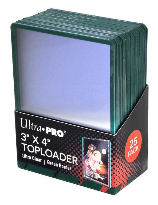 ULTRAPRO TOPLOADER 3X4- GREEN