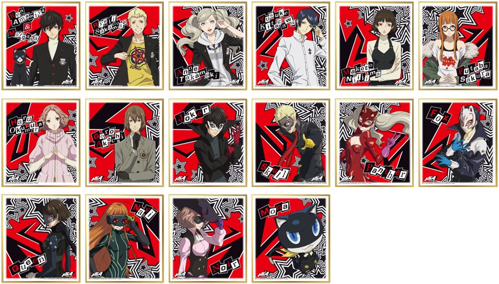 PERSONA 5 SHIKISHI TRADING PRINT