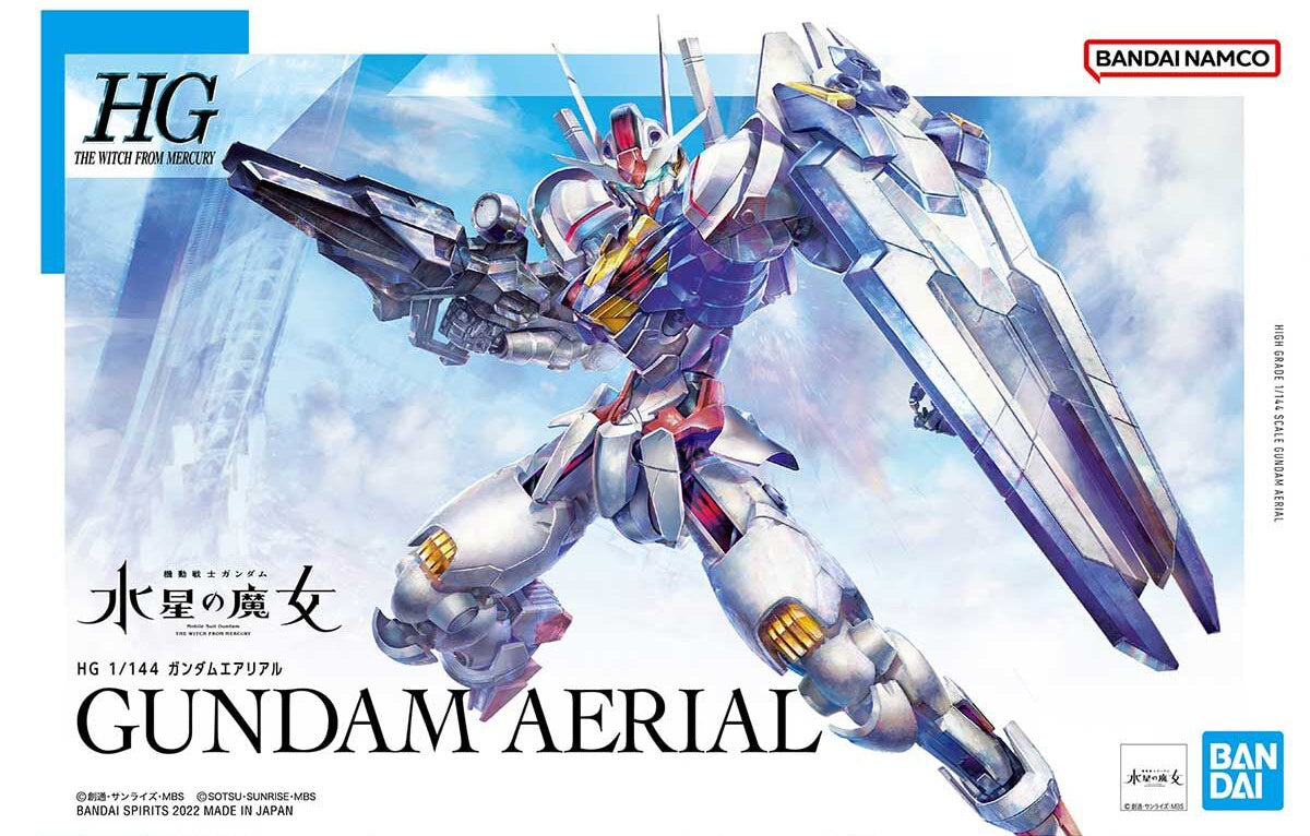 MS GUNDAM: THE WITCH FROM MERCURY - XVX-016 GUNDAM AERIAL HG 1/144 MODEL KIT