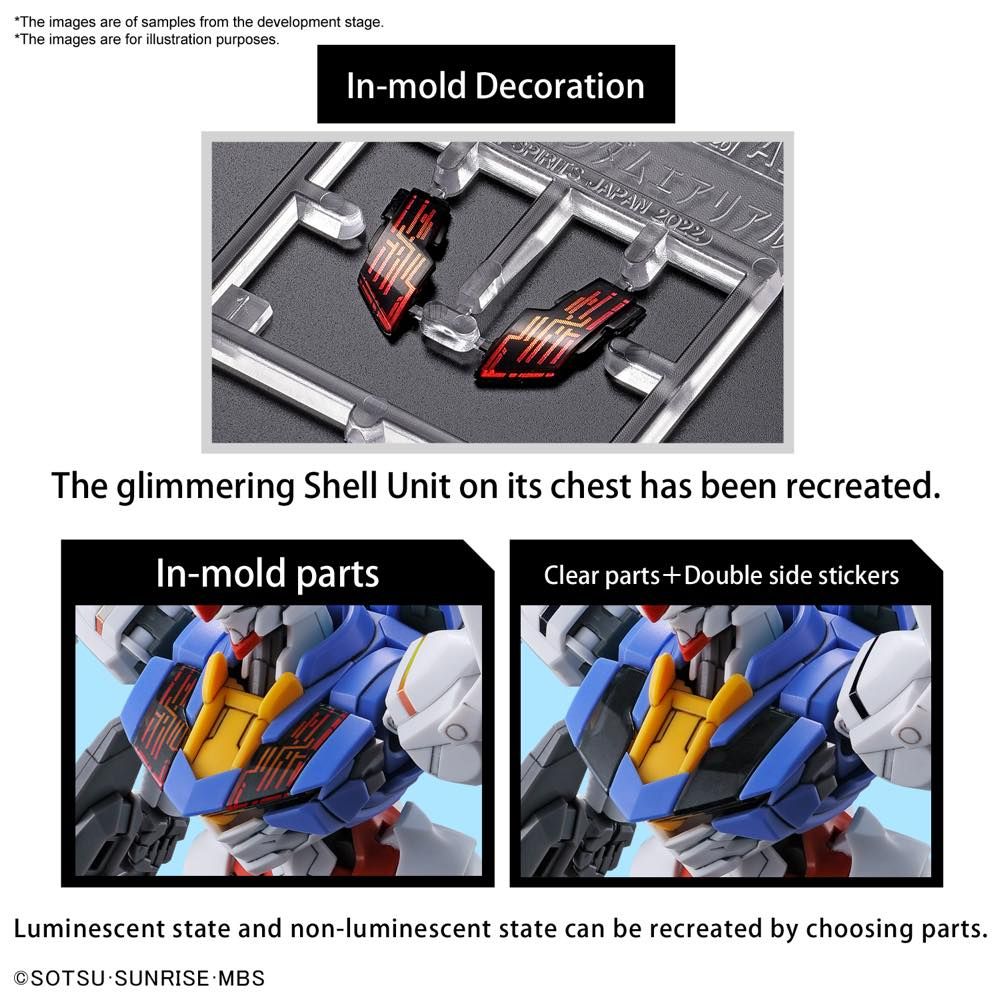MS GUNDAM: THE WITCH FROM MERCURY - XVX-016 GUNDAM AERIAL HG 1/144 MODEL KIT