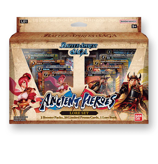 BATTLE SPIRITS SAGA ANCIENT HEROES LORE SET
