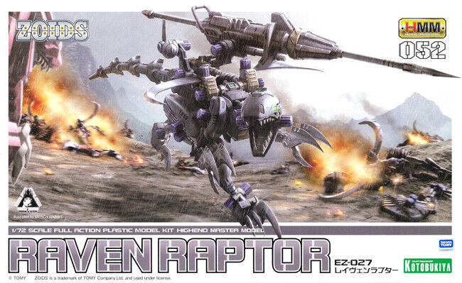 ZOIDS EZ-027 RAVEN RAPTOR MARKING PLUS VERSION HMM 051 1/72 SCALE MODEL KIT