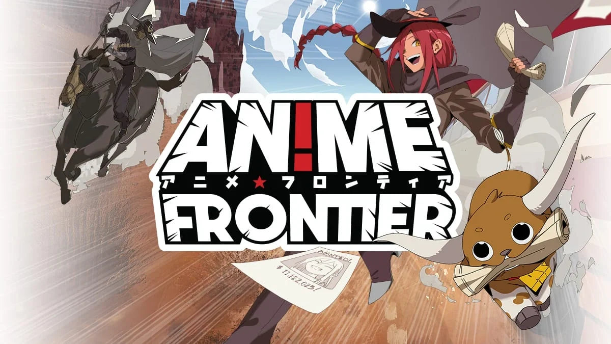 Anime Frontier logo and artwork, Fort Worth, Texas