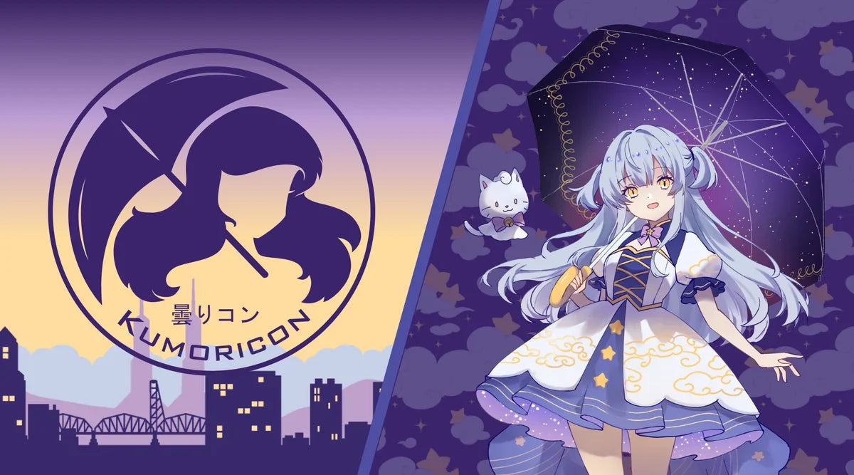 Kumoricon 2026 logo and artwork, Portland, Oregon