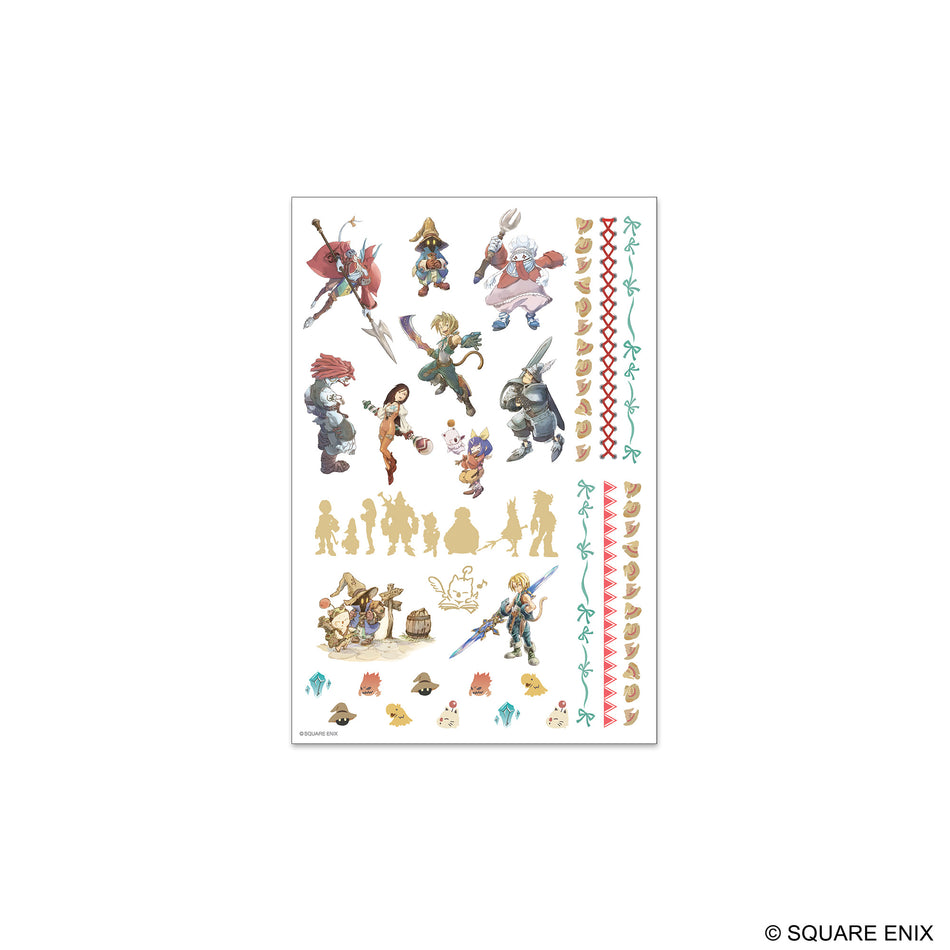 FINAL FANTASY IX - CHARACTER STICKER SHEET